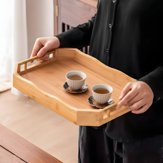 Wooden Tray Set 3 Pcs