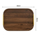Wooden Tray Set 2 Pcs
