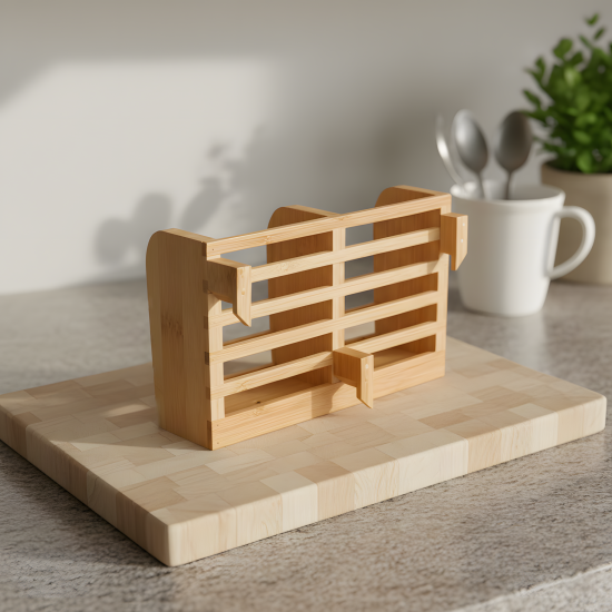 Wooden Utensil Holder