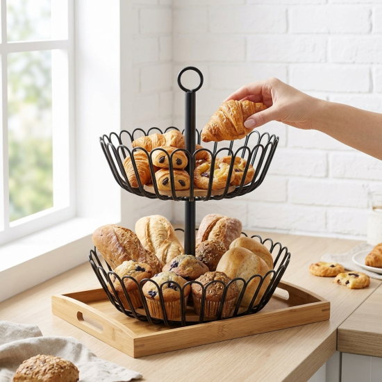 Metal Basket 2-Tier