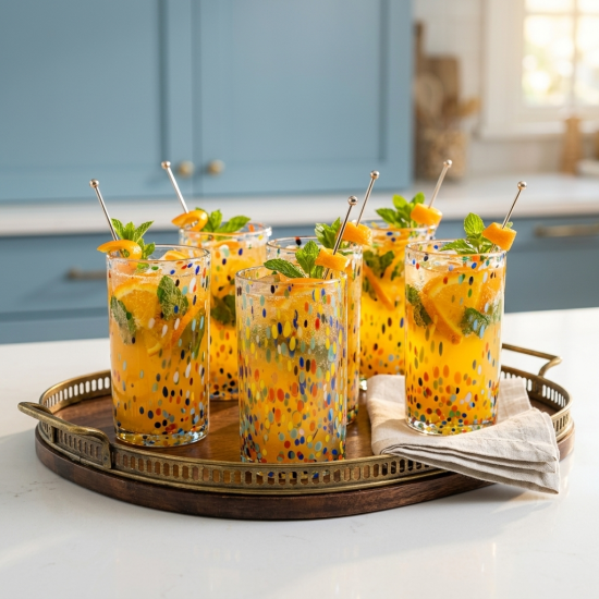 Glass Cups Set 6 Pcs